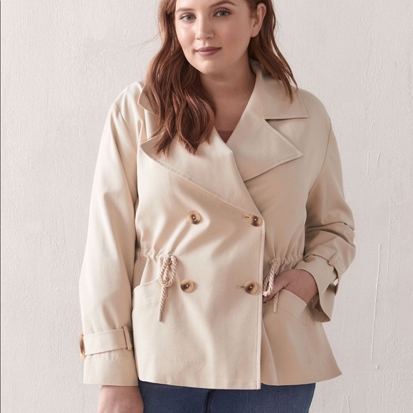 addition elle Jackets & Blazers - Addition elle beige blazer jacket size 3X